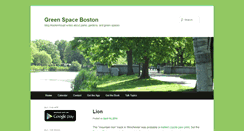 Desktop Screenshot of greenspaceboston.com